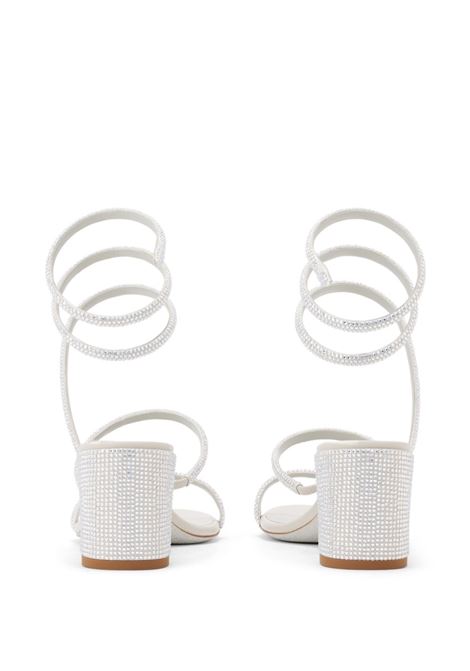 White Cleo 60mm leather sandals Rene caovilla - women RENE CAOVILLA | C12037060R001X623